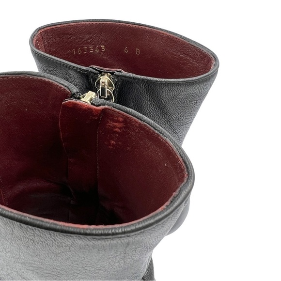 GUCCI Leather Ankle Boot Black 6 - Picture 16 of 17